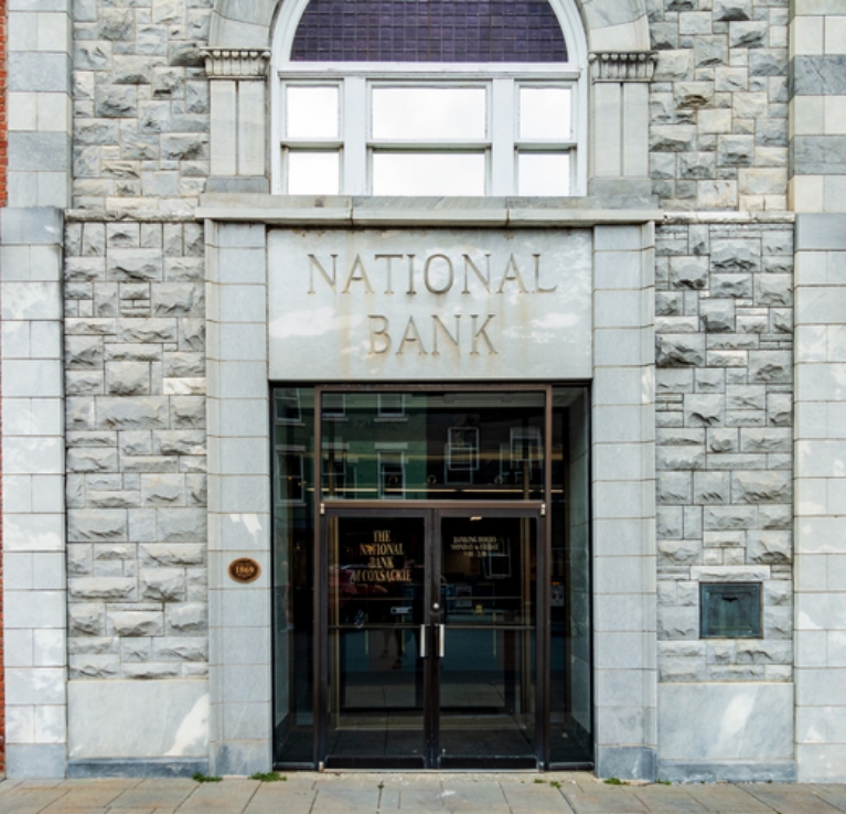 National Bank building in Coxsackie NY