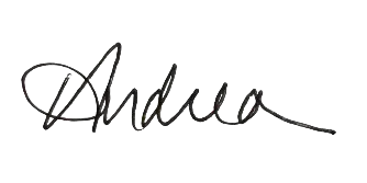 andrea's signature